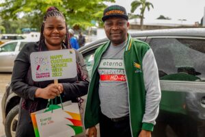 Eterna PLC Celebrates Service With Customers At Its Gbagada Station
